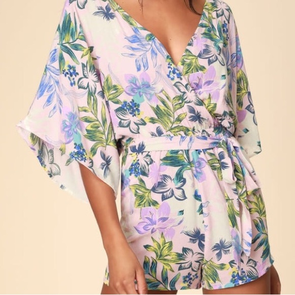 Lulus Pants - Lulus Hypnotized Floral Romper